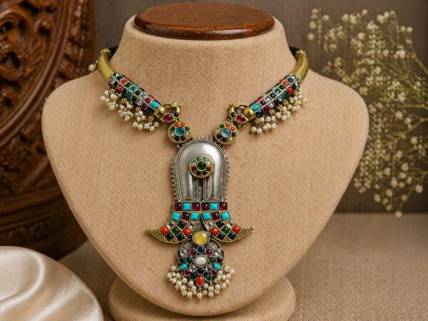 Bohemian Multicolor Statement Choker