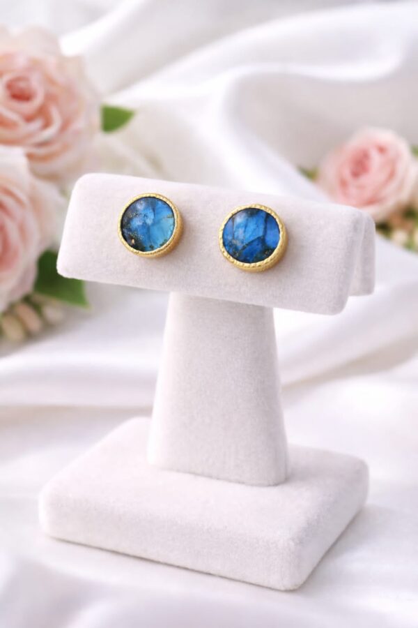 Daily Wear Labradorite Stud Earrings