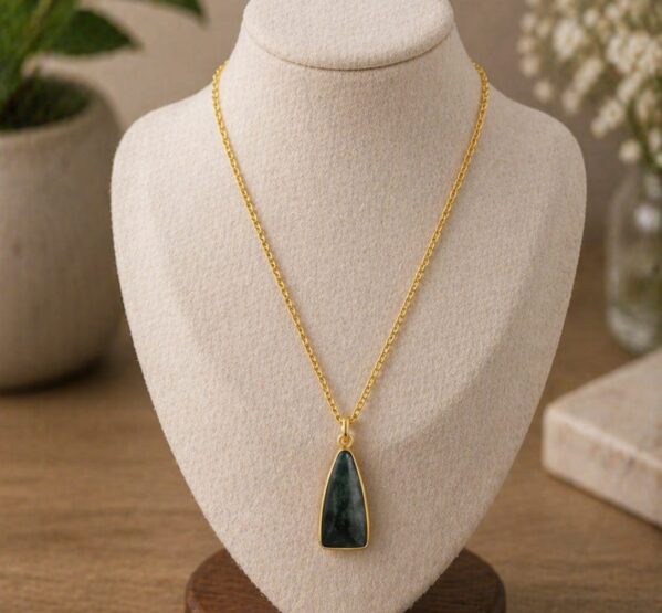 Dual Side Labradorite Pendant Necklace