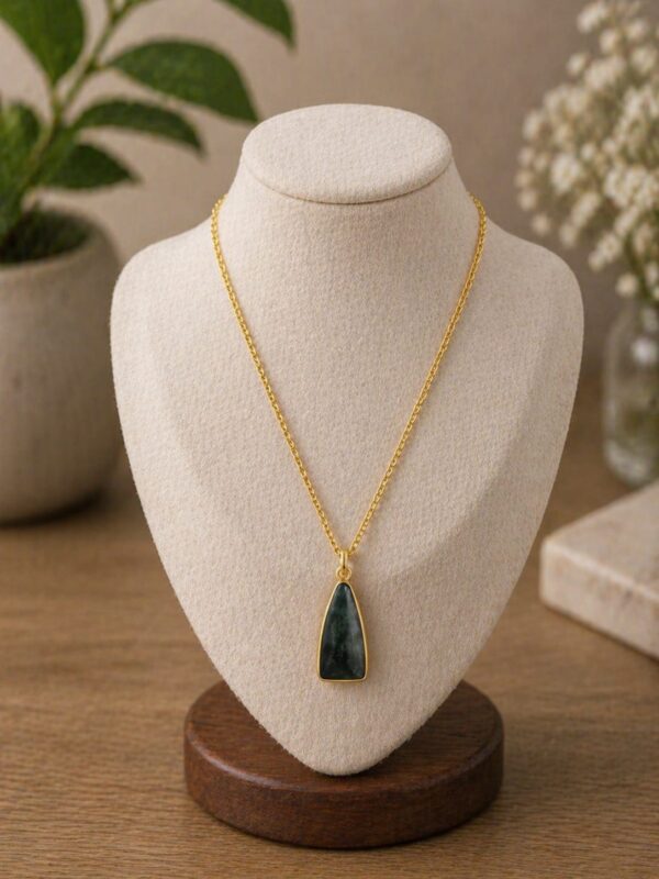 Dual Side Labradorite Pendant Necklace