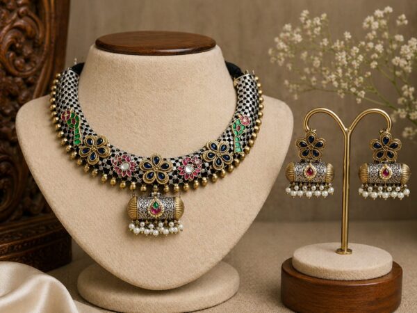 Floral Antique Choker Set
