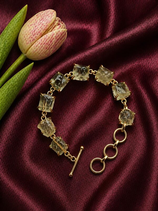 Golden Lemon Quartz Bracelet
