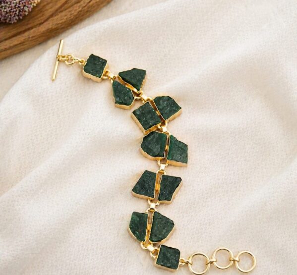 Green Jade Elegance Bracelet