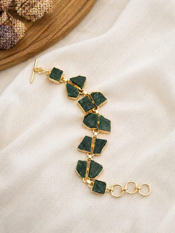 Green Jade Elegance Bracelet