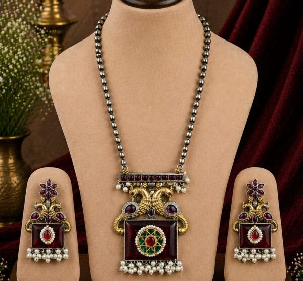 Royal German Silver Heritage Necklace Set
