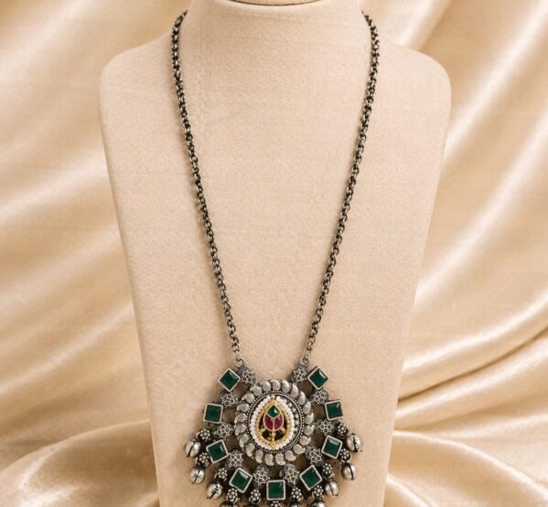 Royal German Silver Pendant Necklace