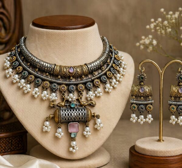 Vintage Tribal Choker Set