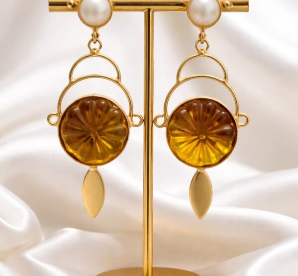 Statement Pearl Drop Earrings
