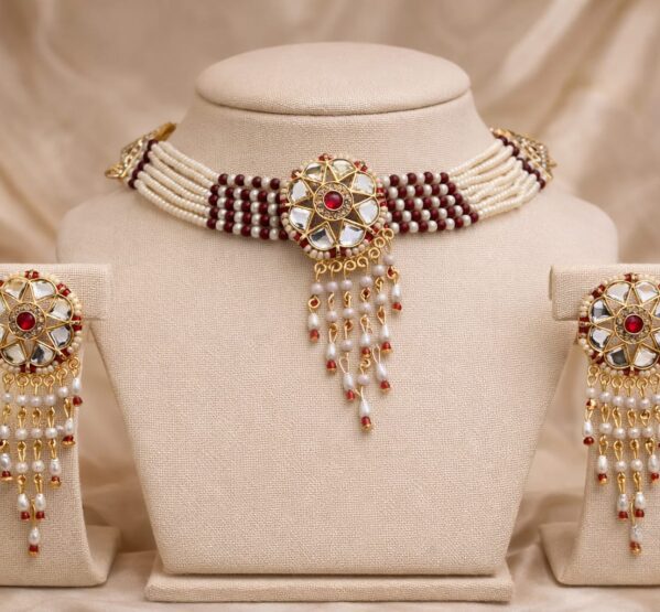Marwadi Necklace Set / Traditional Rajputi Choker