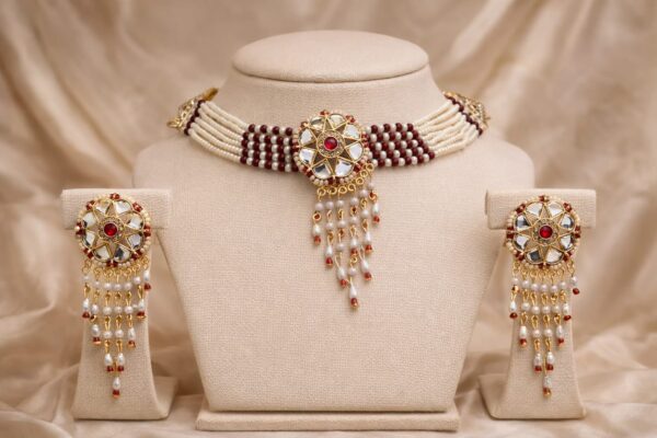 Marwadi Necklace Set / Traditional Rajputi Choker