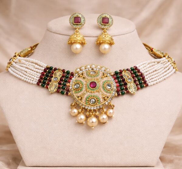 Heritage Peacock Kemp Choker Set