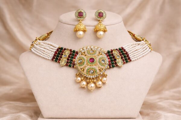 Heritage Peacock Kemp Choker Set