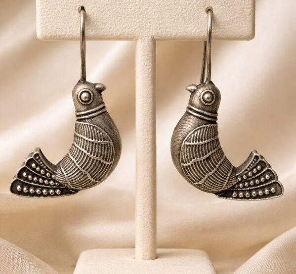 Vintage Bird Motif Earrings