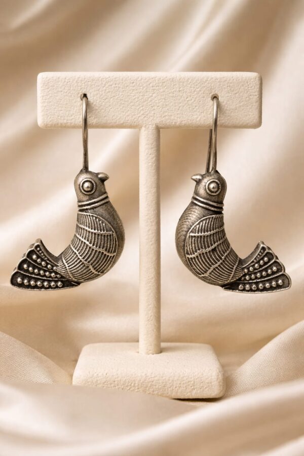 Vintage Bird Motif Earrings