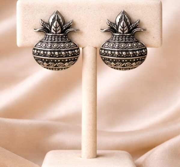 Traditional Kalash Stud Earrings