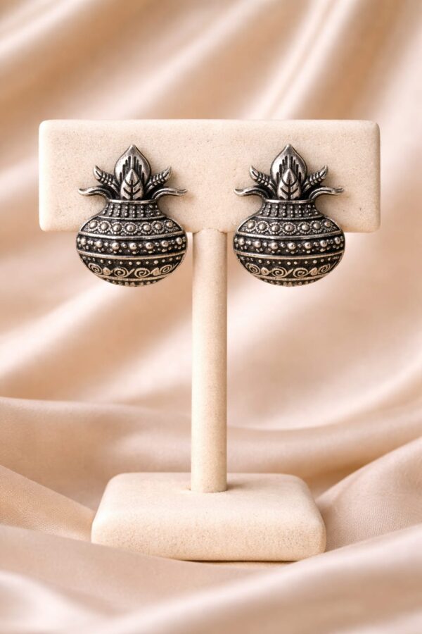 Traditional Kalash Stud Earrings