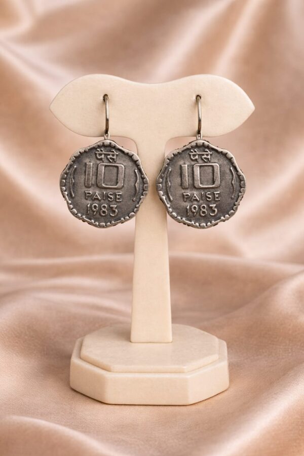 Vintage Coin Drop Earrings