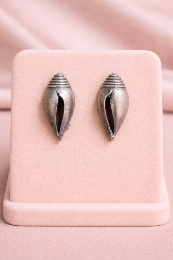 Tribal Shell Stud Earrings