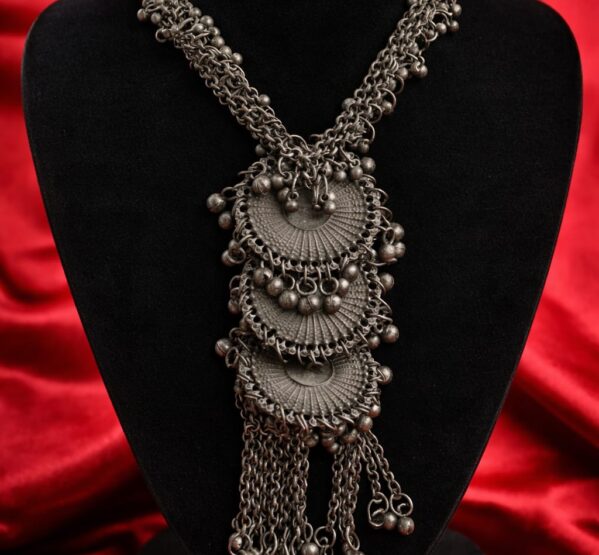 Vintage Tribal Layered Statement Necklace