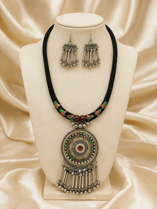 Tribal Fusion Statement Necklace Set