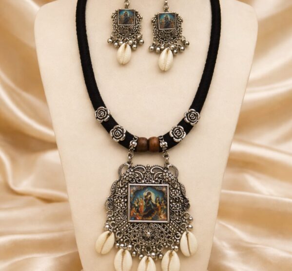 Vintage Radha-Krishna Tribal Necklace Set