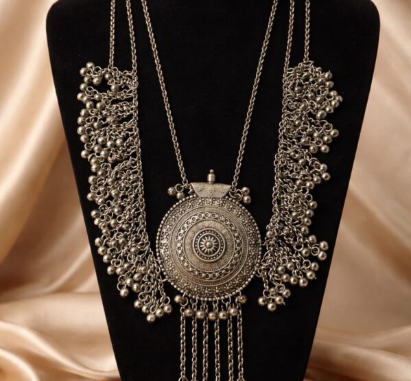 Tribal Chandrika Long Statement Necklace