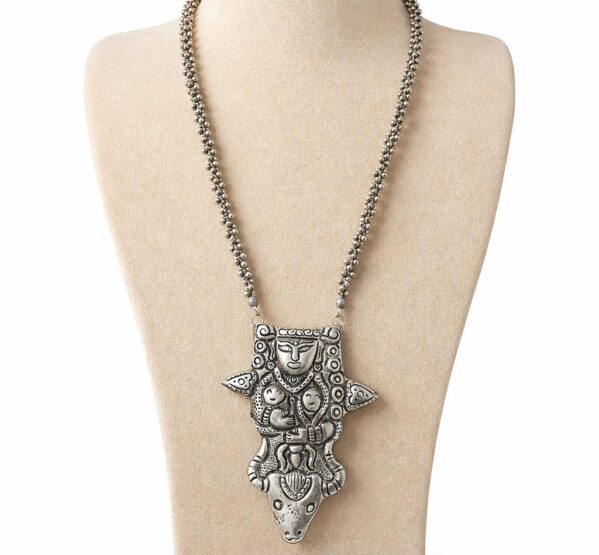 Tribal Devi Statement Long Necklace