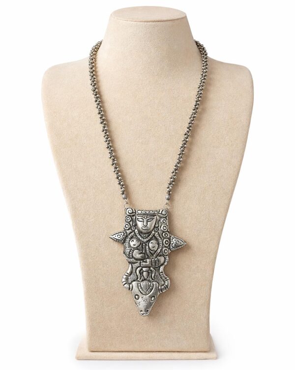 Tribal Devi Statement Long Necklace