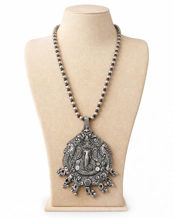 Ganesha Temple Statement Long Necklace