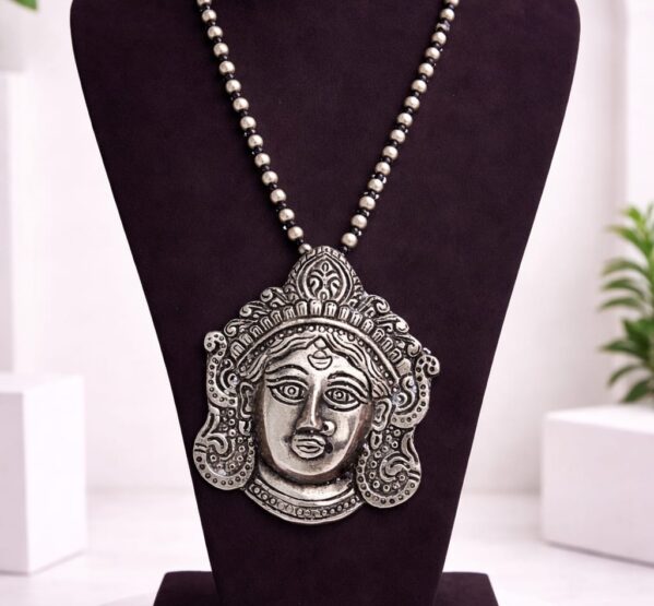 Devi Face Antique Long Necklace