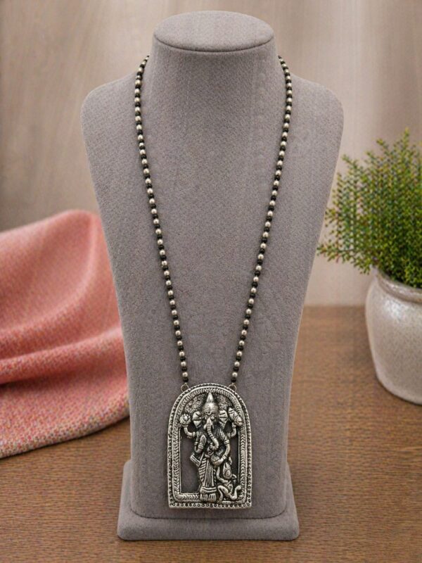 Lord Ganesha Pendant Long Necklace