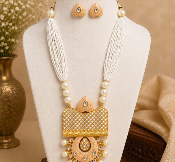 Pearl Pendant Necklace Set