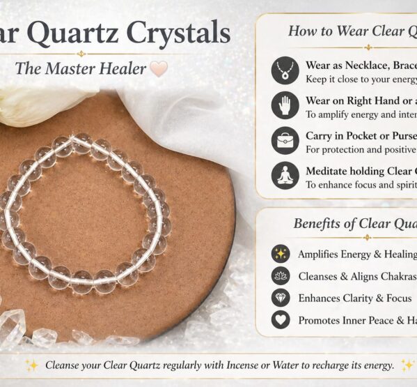 CLEAR QUARTZ CRYSTALS