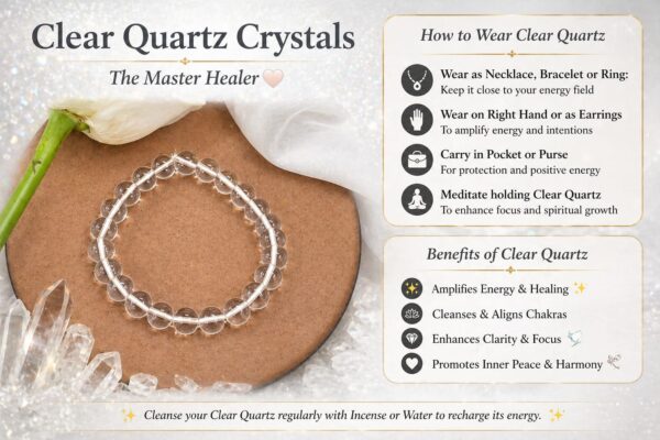 CLEAR QUARTZ CRYSTALS