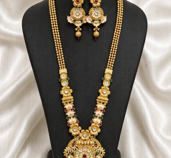Floral Heritage Long Necklace Set