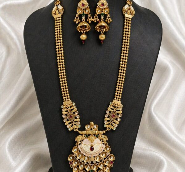 Classic Heritage Pendant Long Necklace Set