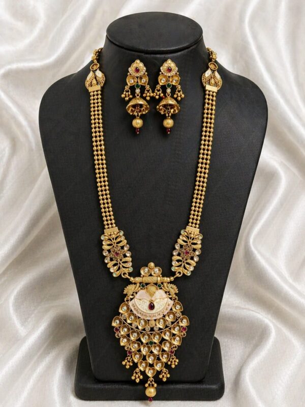 Classic Heritage Pendant Long Necklace Set